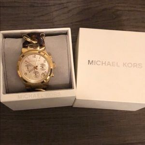 Michael Kors Gold/Tortoise Watch